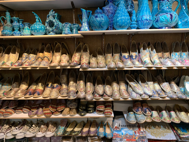 トルコ雑貨の靴